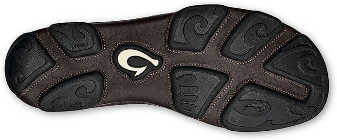 OLUKAI Moloa Men's Premium Leather Shoes, Easy Slip On & Off Design, Casual & Versatile Loafer, Drop-in Heel & Enhanced Traction