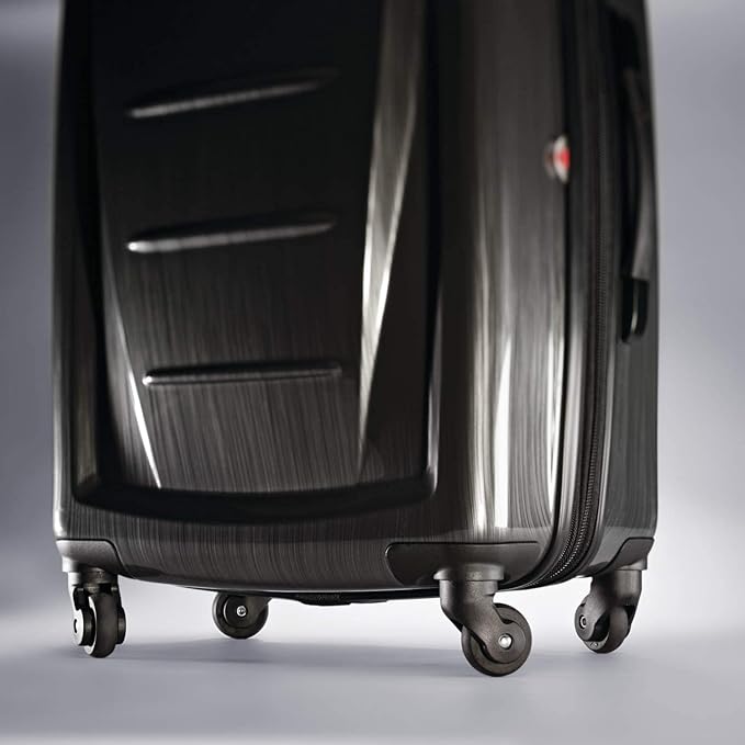 Samsonite Winfield 2 Hardside Luggage with Spinner Wheels, 2-Piece Set (20/24), Charcoal