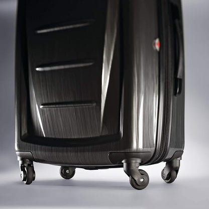 Samsonite Winfield 2 Hardside Luggage with Spinner Wheels, 2-Piece Set (20/24), Charcoal