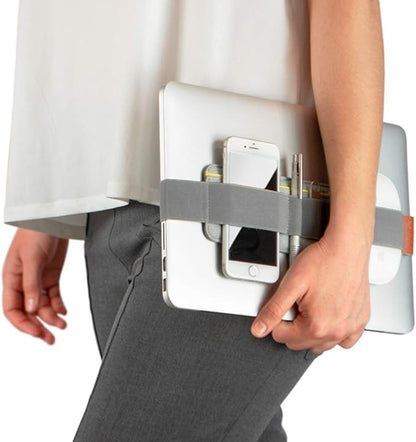 Beblau Slim Portable Tech Organizer – Attachable Laptop & Notebook Accessory | Fits 13"-17" | Backpack Insert & Desk Organizer | Office & Home | Work-from-Home Essentials | Personal organizer