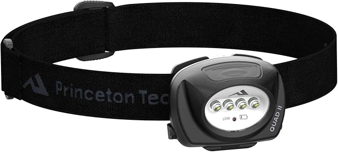 Princeton Tec Quad® II Intrinsically Safe LED Headlamp - Black
