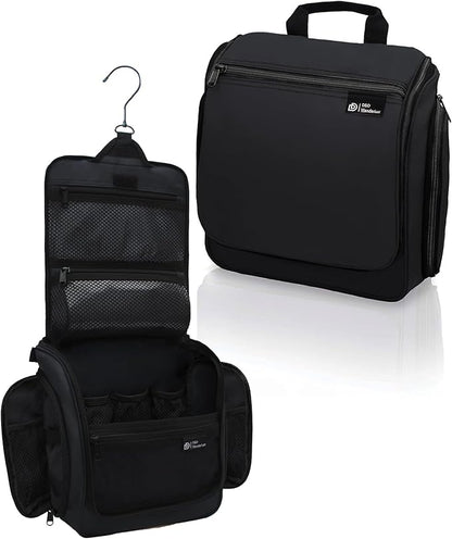 DD D&D Wanderlust D&D Hanging Travel Toiletry Bag for Men and Women – Cosmetics, Makeup and Toiletries Organizer Kit with 10 Compartments