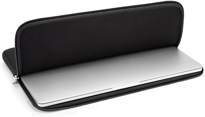 RAINYEAR 13 Inch Laptop Sleeve Compatible with 13.3" MacBook Air/Pro M1 M2 M3 M4 A3240 A3113 A2681 A2337 A1932 A2179 A2338 A1706 A1708 Carrying Computer Bag Protective Cover Case (Black)