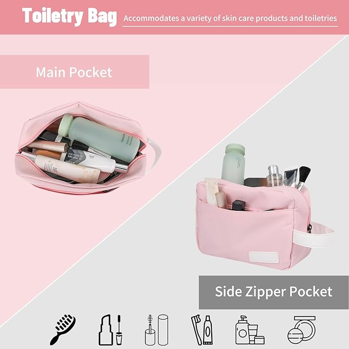 22x14x9 Airline Approved Vintage Style Carry On Luggage with Backpack Sets for Women, ABS+PC Hardshell Small 20 inch Retro Suitcase with Protective Cover & Tag (Pink, 20in/BP/TB)