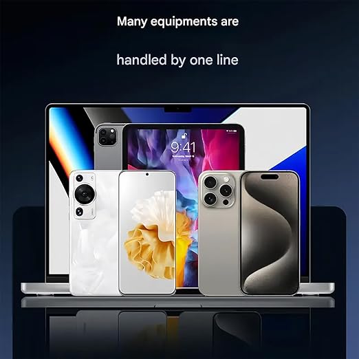 2026 New Sideways Phone Charger - 240W Braided Fast Charge Cable with Built-in Phone Stand, 2-in-1 Invisible Holder Charger Cable for iPhone, for Samsung and USB-C Devices (Type-C to Type-C)