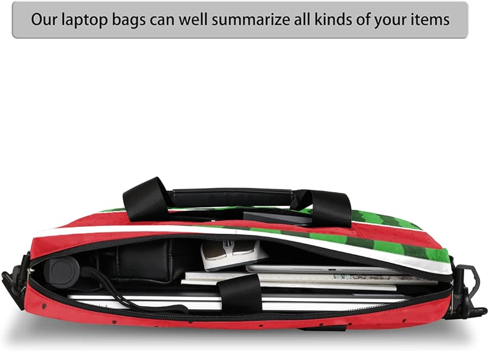 Cute Laptop Shoulder Bag for Women Men, Computer Laptop Bag Laptop Sleeve Case Laptop Satchel Briefcase Carrying Bag QA-1