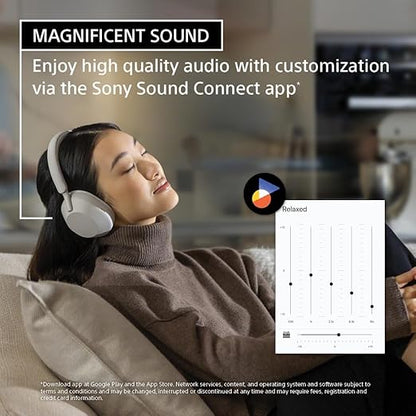 Sony WH-1000XM5 Premium Noise Canceling Headphones (Silver) with Free WF-C700N Truly Wireless Noise Canceling Earbuds (Black)