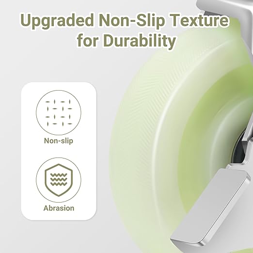 W B D WEIBIDA Heavy Duty Caster Wheels 5 Inch - 3500 LBS, PP Plate Castor Set of 4 with Double Ball Bearings, Non-Marking Quiet Industrial Swivel Casters for Hand Trucks, Carts, Industrial Equipment
