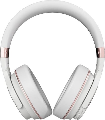 Raycon Everyday Wireless Bluetooth Over Ear Headphones, with Active Noise Cancelling, Awareness Mode and Built in Microphone, IPX 4 Water Resistance, 38 Hours of Battery Life (Rose Gold)