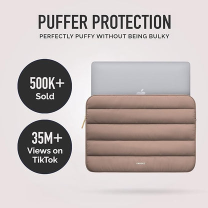 Vandel - The Original Puffy Laptop Sleeve 15-16 Inch Sleeve for Women and Men MacBook Pro 16 in Case, Cute Computer Bag 15.6 Inch HP Carrying Case - Apple, Asus, Dell, HP Laptop Case 15.6 Cover