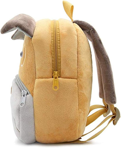 Children Toddler Preschool Backpack Plush Animal Cartoon Backpack Baby Kids School Satchel Travel Lunch Bags(Sanddog)