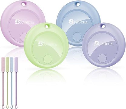 2025 [Apple MFi Certified] (iOS Only) Bluetooth Tracker Smart Finder for Apple Find My iPhone GPS Tracker, 5-10 Years Battery, Keys Finder and Item Locator for Keys, Bags, Wallet, Passport