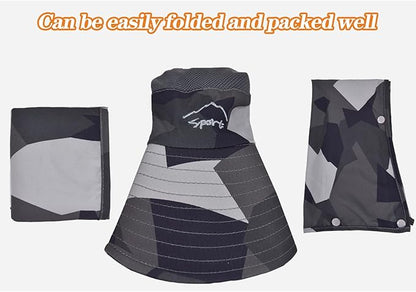 Sun Hats for Men Women Fishing Hat UPF 50+ Breathable Wide Brim Summer UV Protection Hat