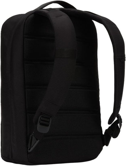 Incase Compact City Backpack with Diamond Ripstop – 18L Everyday Travel Tech Backpack and Laptop Bag for Work or School – Three Pockets, 16” Padded Laptop Sleeve, Quick Access Pocket – Black