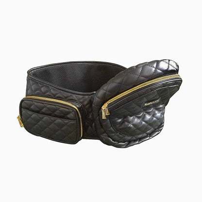 Tushbaby The Original Premium Quality Hip Seat Carrier – Safety-Certified Baby & Toddler Carrier with Secure Safety Buckles, Storage Pockets & Nursing Pillow