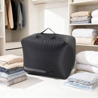 Large Capacity Vacuum Storage Bags for Travel 180° Full Opening Compression Packing Cubes Space Saver Garment Organizer for Suitcases Bedding & Clothes
