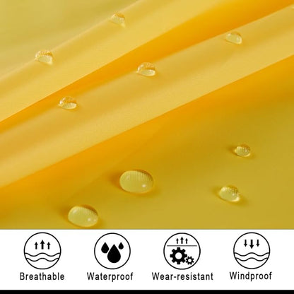 Hooded Rain Poncho for Adult, Waterproof Lightweight Raincoat for Hiking Camping