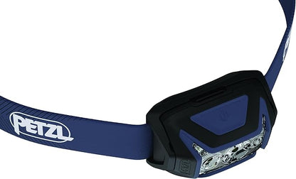 PETZL ACTIK Headlamp - Powerful 450 Lumen Light with Red Lighting, for Hiking, Climbing, Running, and Camping - Black