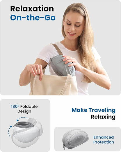 BOB AND BRAD Eye Massager with Heat and Cooling FSA Eligible, EyeOasis 3 Eye Mask for Migraine, Heated Face Massager for Dry Eye Strain Relief Improve Sleep, White Elephant Christmas Gifts for Women