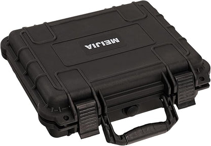 MEIJIA All Weather Waterproof Hard Camera Case,Hard Case,With Customized Fit Foam Included, Elegant Black,Fit for Drones,camera,lens (13.39"x11.61"x3.93")