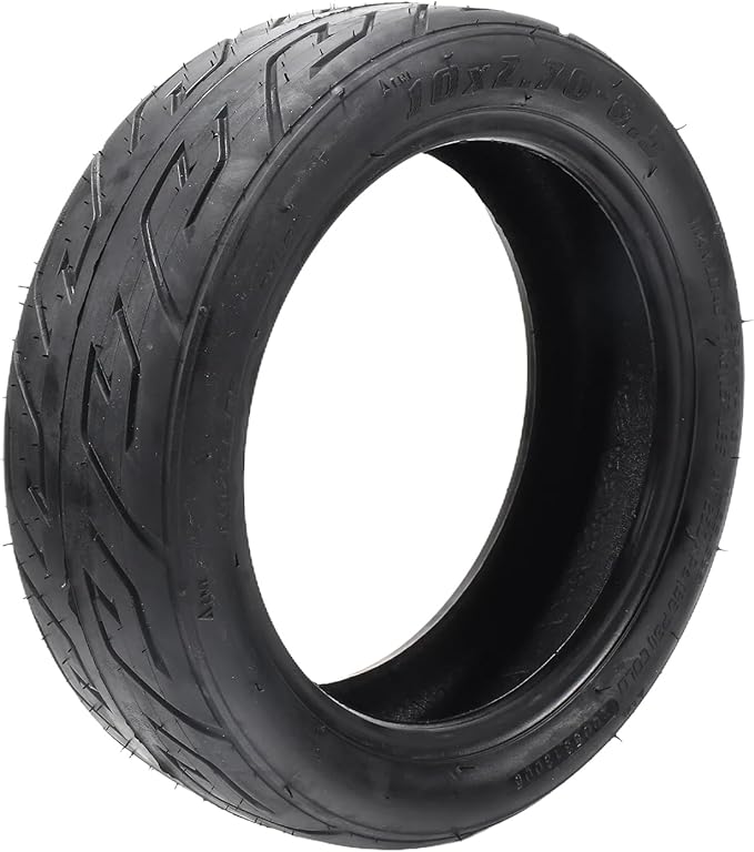 10x2.70-6.5 Tubeless Tire, Vacuum Tyres for 10 Inch Scooter Wheel, 70/65-6.5 Electric Scooter Tires Wear-Resistant Thickened Balance Scooter Wheels Replacement parts