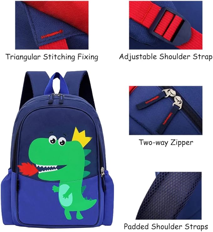 CHERUBIC Toddler Backpack, Kids Travel Backpack, Waterproof Cute Small Preschool Backpack Cartoon Daycare Bag