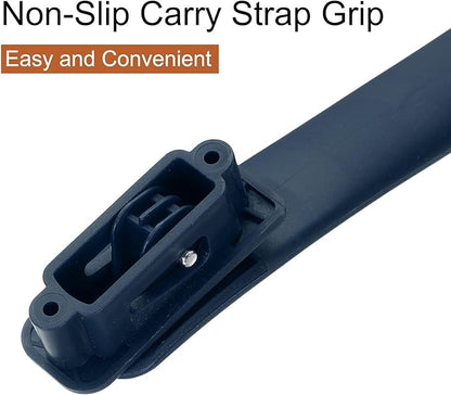 uxcell 2 Pcs Luggage Handle Replacement 8.5 Inch Suitcase Handle Carry Strap Plastic Pull Handle Grip Luggage Replacement Parts with Screws for Suitcase Box Luggage Case, Navy Blue