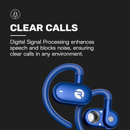 Raycon Fitness Open Earbuds – True Wireless Open Ear Bluetooth Headphones, Hook Design, IPX5 Water Resistant, 40 Hours of Battery Life (Mint)