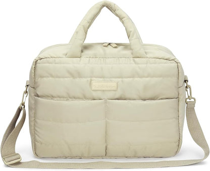 Buzz&Bloom Baby Diaper Bag Tote, Large Capacity Travel, Hospital Bag Functional with Changing Pad and Stroller Attachments.