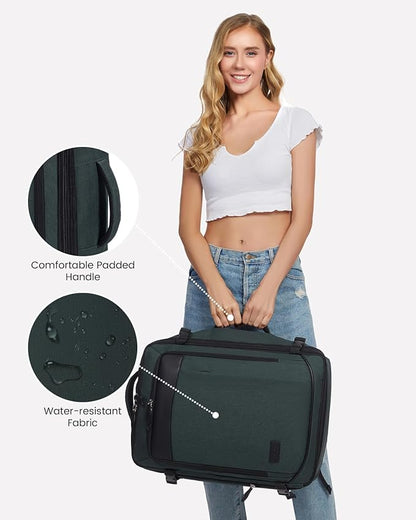 LOVEVOOK Carry on Backpack, 45L Large Travel Backpack for Women Men Airline Approved, Expandable Large Suitcase Backpacks With 4 Packing Cubes, Aer Travel Pack 3, Water Resistant Weekender Bag