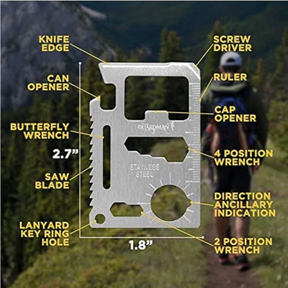 First Aid Kit, 301 Pieces, Survival Kit with Water-Resistant Case, Compact Size for Camping, Hiking, Car, Home, First aid