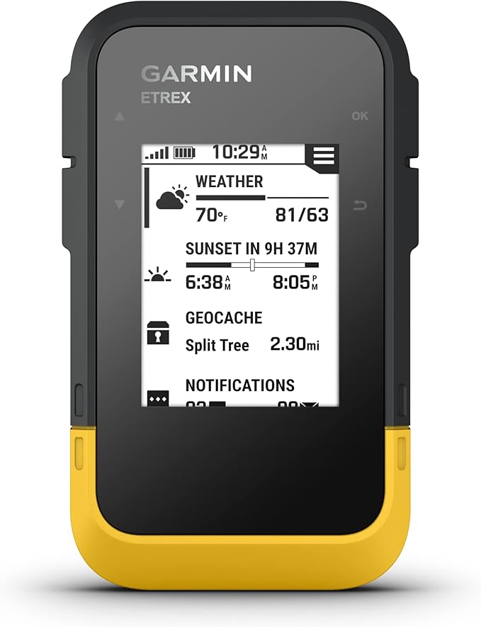 Garmin eTrex® SE GPS Handheld Navigator, Extra Battery Life, Wireless Connectivity, Multi-GNSS Support, Sunlight Readable Screen