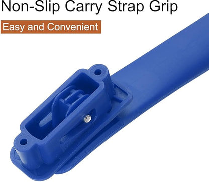 uxcell 2 Pcs Luggage Handle Replacement 8.5 Inch Suitcase Handle Carry Strap Plastic Pull Handle Grip Luggage Replacement Parts with Screws for Suitcase Box Luggage Case, Dark Blue