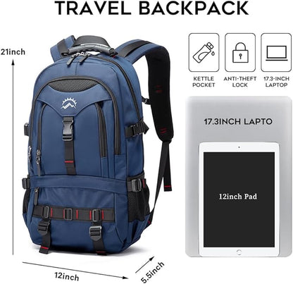 KAKA Travel Backpack Fight Approved with 17.3 inch Laptop Lackpack Compartment Outdoor Duffle Bag for men and women