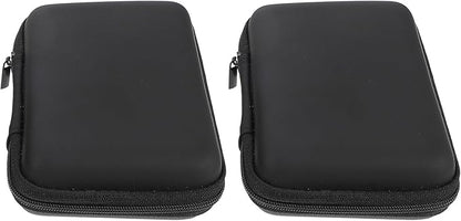 2pcs Travel Gadget Bag Compact Shockproof Electronic Accessories Organizer Pouch for Cable Charger Power Bank Earphones Storage