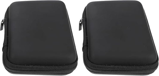 2pcs Travel Gadget Bag Compact Shockproof Electronic Accessories Organizer Pouch for Cable Charger Power Bank Earphones Storage