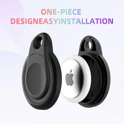 Waterproof Holder for AirTag Keychain Lock Case for Apple AirTags Keyring Durable Lightweight Cover for AirTag for Keys Kids Luggage Backpacks Pet Collar Multicolor 5Pack