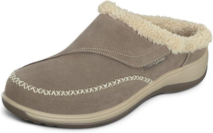 Orthofeet Women's Orthopedic Faux Fur Lined Charlotte Slippers