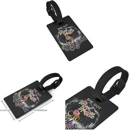 Travel Suitcase Protector African Woman Elastic Protective Washable Luggage Cover With Concealed Zipper Suitable For 18-32 Inch (M (for 22--24 inch luggage))