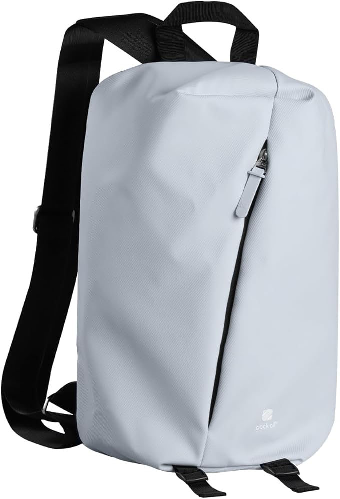 pack all 12L Water-Resistant Backpack, Lightweight Daypack for Men & Women, Hiking & Travel Backpack with Multiple Pockets, Compact for College, Sports, Cycling (Blue-Gray)