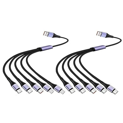 Nylon Braided 66W USB Charging Cord Nylon Metal Charges Supports Fast On Type C Connector for Multiple Devices Phone Cable