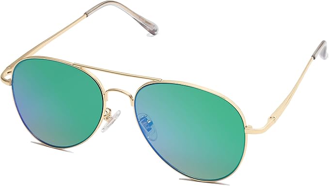 SOJOS Classic Aviator Sunglasses for Women Men Metal Frame Spring Hinges SJ1030