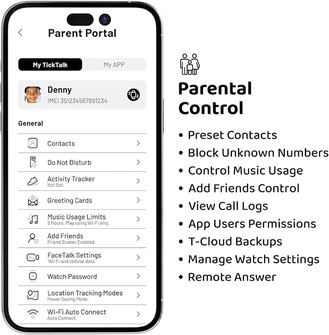 TickTalk 5 Kids Smart Watch with GPS Tracker, Voice & Video Calling, Texts, SOS & Parental Controls | Safe 4G LTE Smartwatch with Free Music, Reminders & School Mode for Boys & Girls Ages 3-12