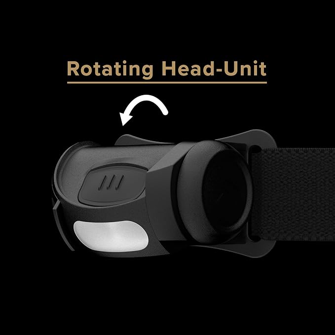 Princeton Tec Fred Headlamp - Black w/Red LED