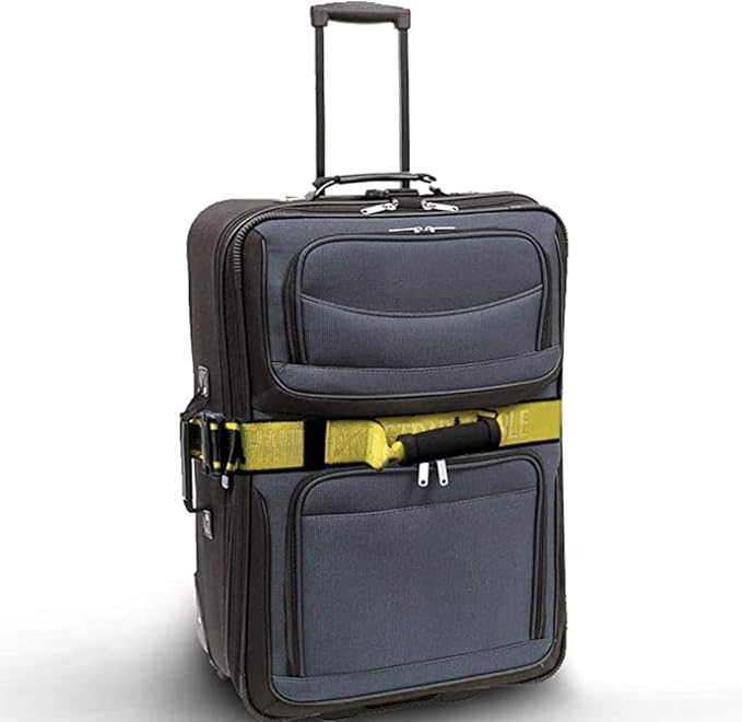 4’ Carry Strap with Handle | 2-Pack | Heavy Duty | Adjustable Belt | Easy, Safe, Secure, Lifting, Moving, Carrying Heavy Boxes | Best Luggage Strap (2pk Strap-A-Handle 4ft. Length, 75lb. Capacity)