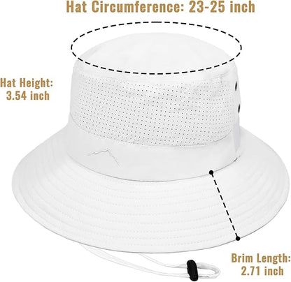 Sun Bucket Hat for Men Women Fishing Beach Safari Hats for Golf Hiking Hunting Outdoor UPF 50+