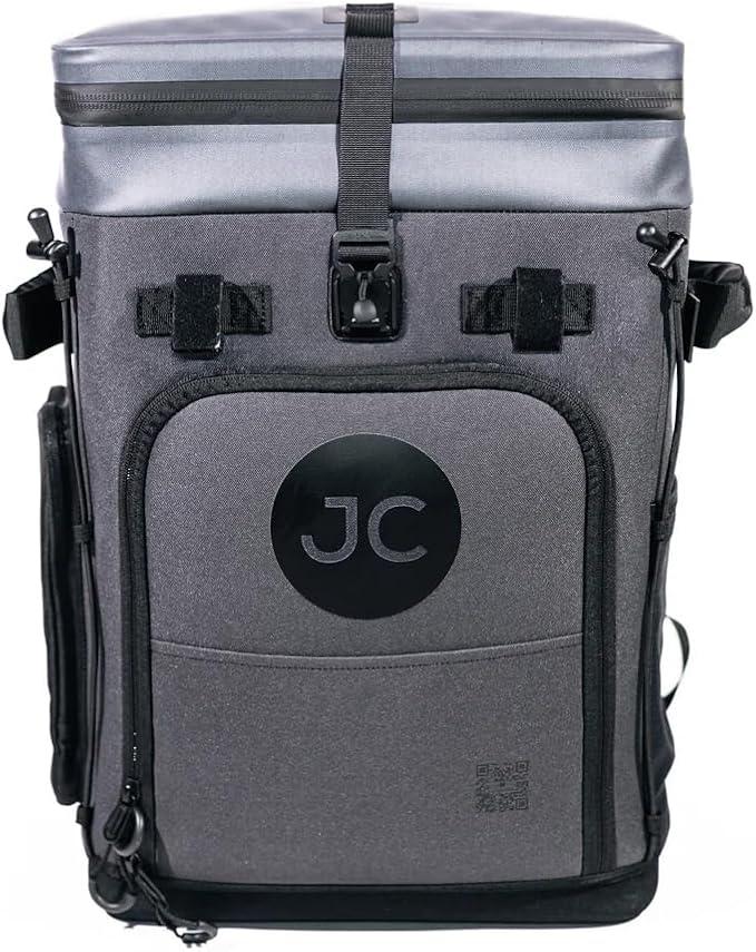 Convertible Cooler Backpack with Dry Storage by JustinCASE | Waterproof Travel Cooler Bag for Drinks, Clothes & Trips