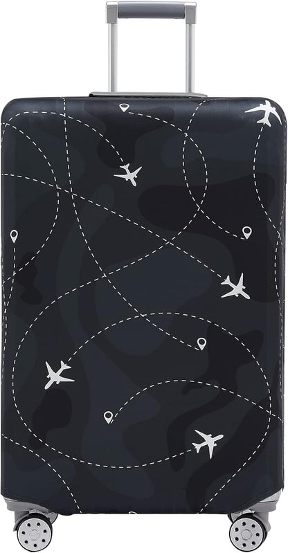 Travelkin Luggage Covers For Suitcase Tsa Approved,Suitcase Cover Protector Fit 18-32 Inch Luggage (L for 26-28 Inch Luggage)