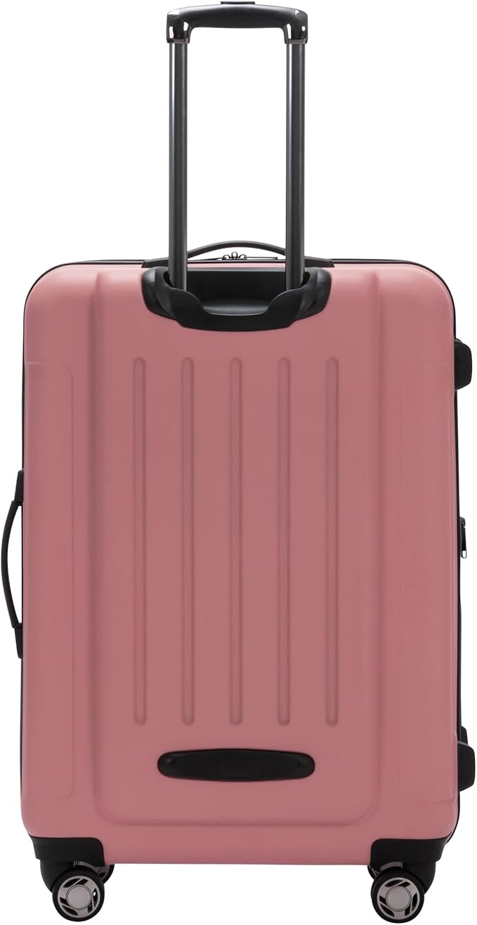 Kenneth Cole REACTION Renegade Luggage Expandable 8-Wheel Spinner Lightweight Hardside Suitcase, Peony, 28-Inch Checked