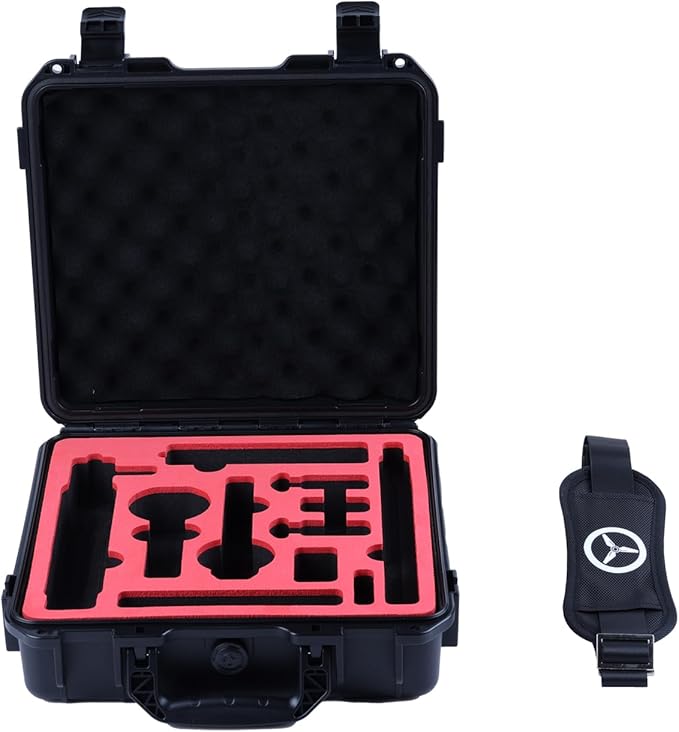 Waterproof Hard Case for Insta360 X5 Essentials Bundle/X4/X3 | Holds Up to 6 Batteries | Shockproof & Dustproof Protection | Fits Floating Hand Grip, Selfie Stick, Lens Guards & Accessories
